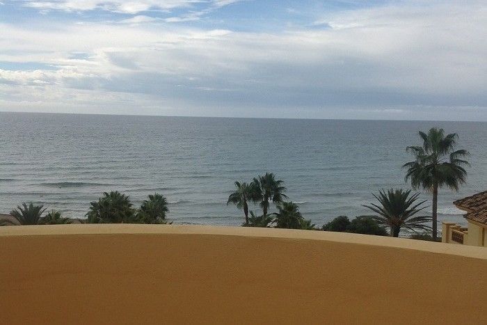 Beach front penthouse