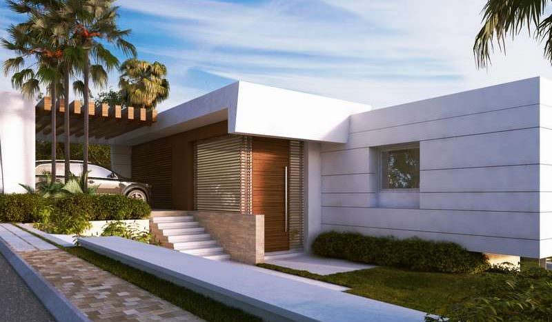 Villa with golf and sea views 