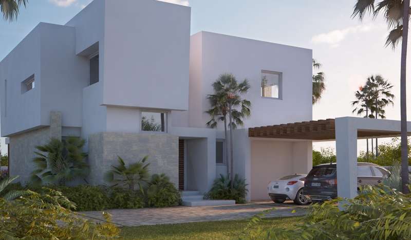 Villas con golf y vistas al mar 