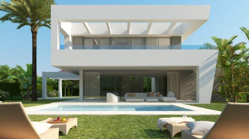 Brand new villas with open sea views 