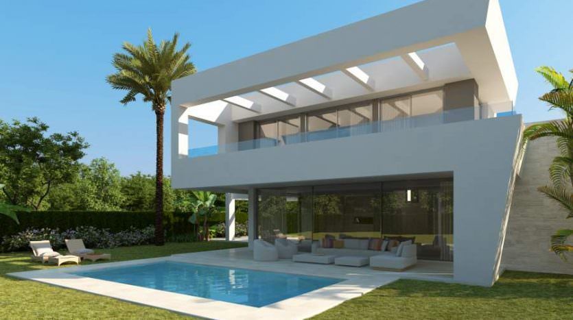 Brand new villas with open sea views 