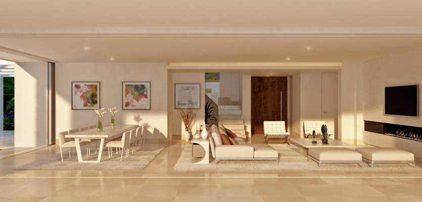 Brand new villas with open sea views 