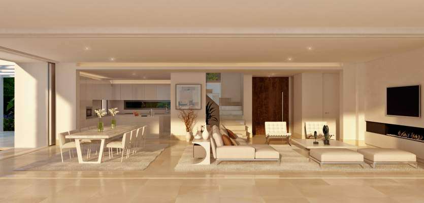 Brand new villas with open sea views 