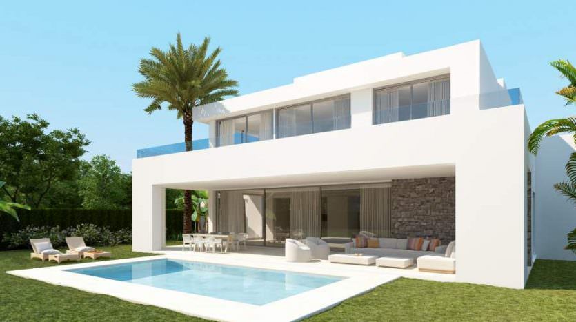 Brand new villas with open sea views 