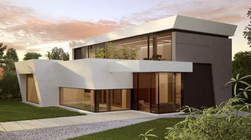 Brand new villas with open sea views 