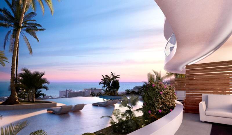 Proyecto espectacular de apartamentos modernos con vistas al mar