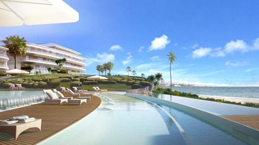 Stunning beachfront, new development 