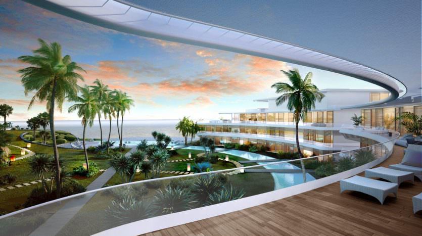 Stunning beachfront, new development