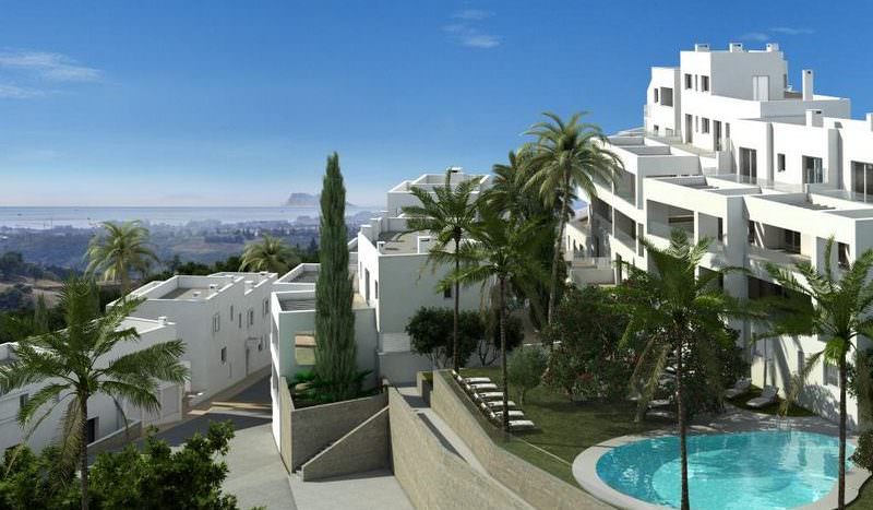 New development with open sea views 