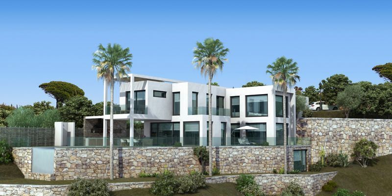 Turnkey modern villa with amazing sea views