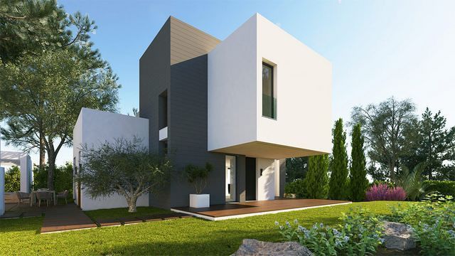 New complex of 4 modern villas 