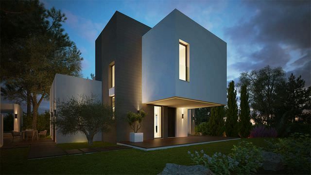 New complex of 4 modern villas 