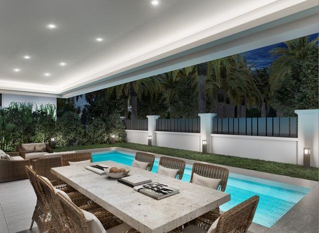 Modern beach side villas nearby Puerto Banus 