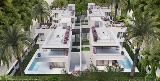 Modern beach side villas nearby Puerto Banus 