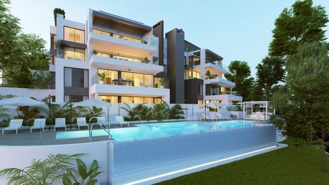 Modern apartments with panoramic sea views 