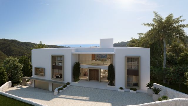 Unbelievable newly built modern villa with sea views 