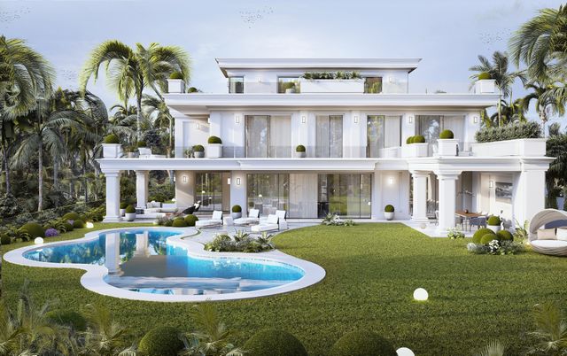 Luxurious villas on Golden Mile Marbella