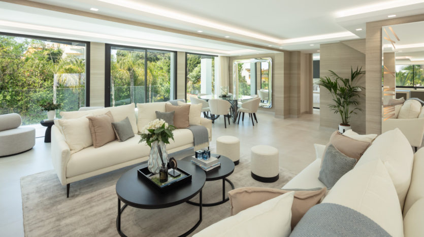 Impressive modern villa on Golden Mile Marbella 